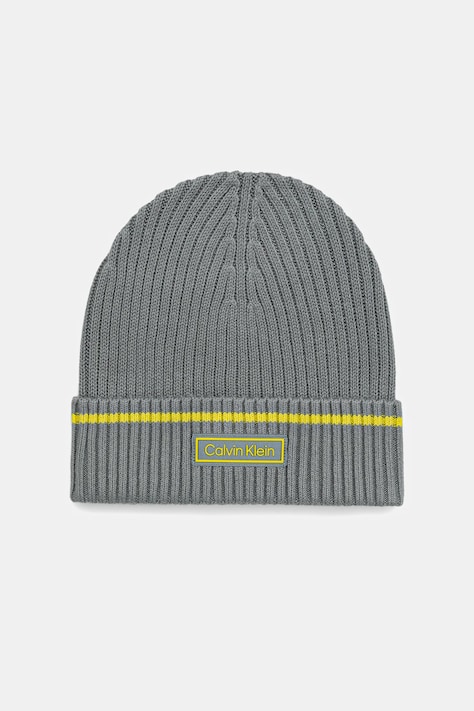 Детская шапка с примесью шерсти Calvin Klein цвет бирюзовый  LV04D8054G