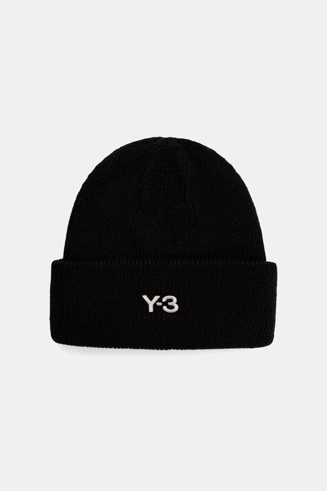 Y-3 czapka z dodatkiem wełny Cl Beanie kolor czarny JW8963