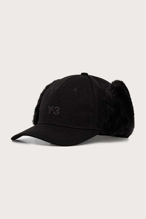 Y-3 Winter czapka z daszkiem męska czarna JX8327