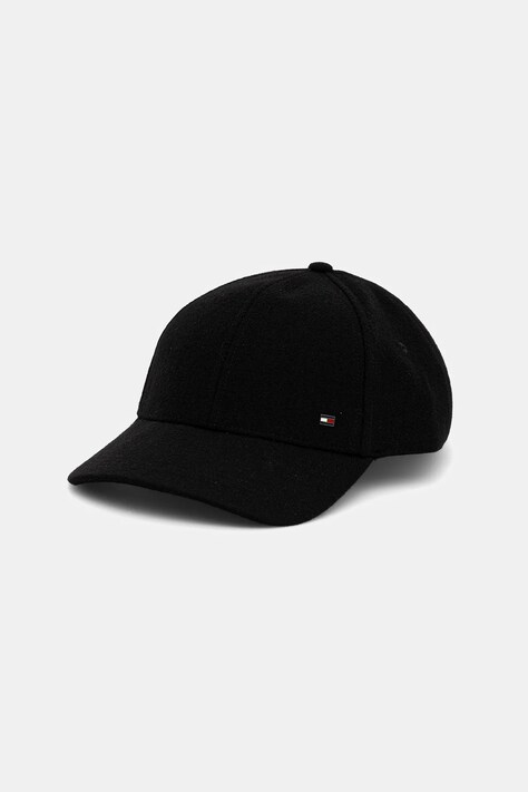 Kšiltovka Tommy Hilfiger černá barva, AM0AM13584