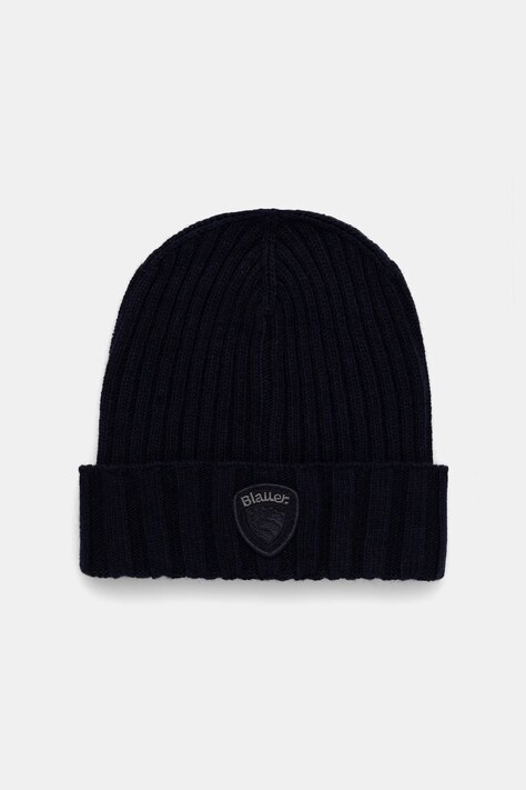 Blauer czapka z wełną KENWOOD kolor granatowy BLUA05298