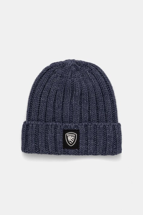 Blauer czapka KIBLY kolor granatowy BLUA05301