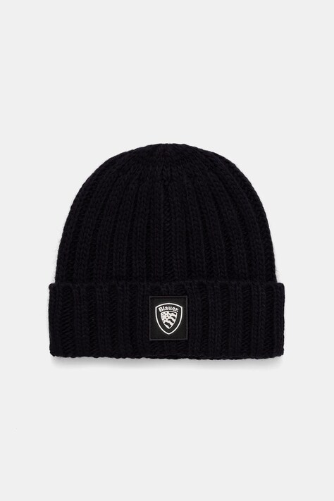 Blauer czapka KIBLY kolor granatowy BLUA05301