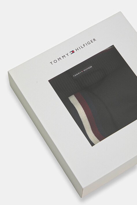 Tommy Hilfiger czapka i szalik z dodatkiem wełny kolor czarny AM0AM13809