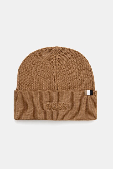 Kapa BOSS bež barva, 50522427