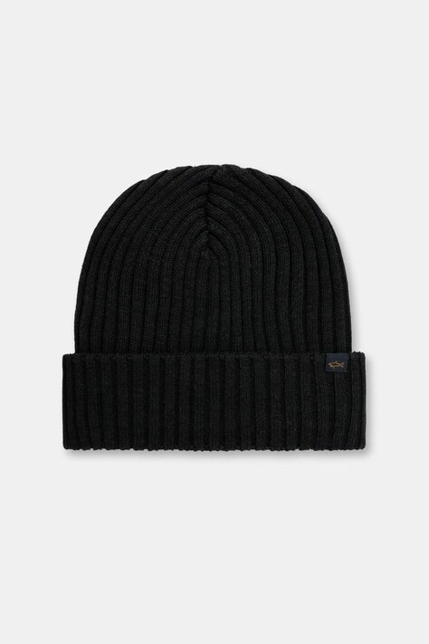 Paul&Shark beanie férfi gyapjú zöld 99311018