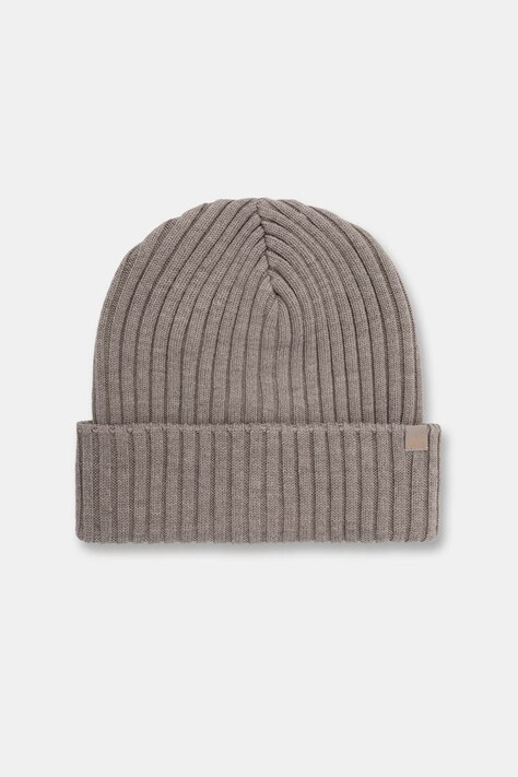 Paul&Shark czapka beanie męska wełniana beżowa 99311018