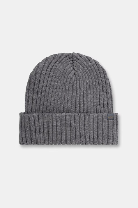 Paul&Shark czapka beanie męska wełniana szara 99311018