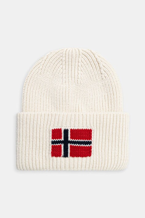 Napapijri wool blend beanie F-Evei beige color NP0A893PN1J1