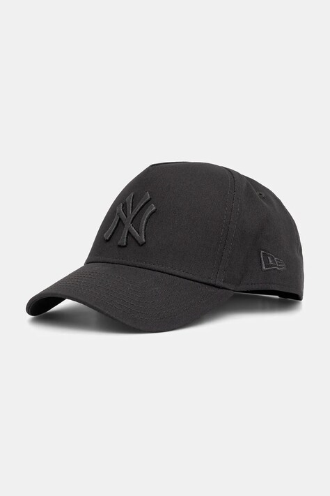New Era czapka z daszkiem bawełniana 0 kolor szary 60691278