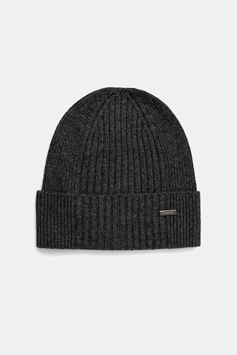 Michael Kors czapka z domieszką wełny kolor szary MKMC538418