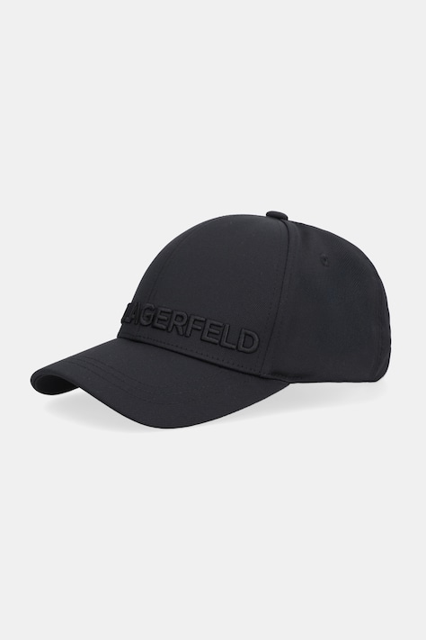 Шапка с козирка Karl Lagerfeld в черно 552122.805612