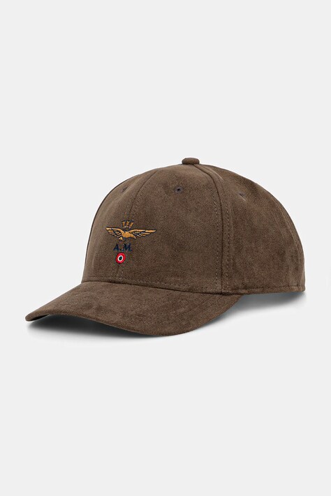Aeronautica Militare czapka z daszkiem kolor zielony HA1229UCT04237