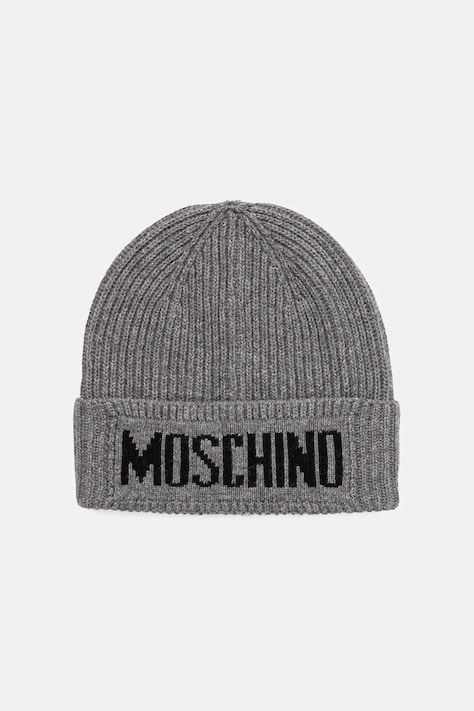 Vunena kapa Moschino boja: siva, M5875 60808