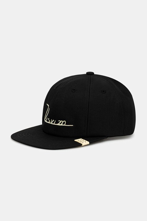 Visvim czapka z daszkiem z dodatkiem wełny excelsior ii cap kolor czarny 125103003013
