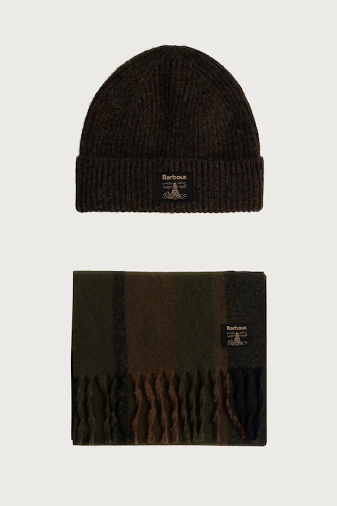 Barbour Komplet męski zielony MGS0095