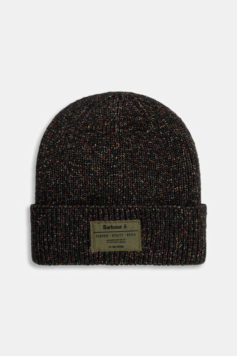 Barbour czapka Eston Beanie Hat kolor zielony MHA0863GN89