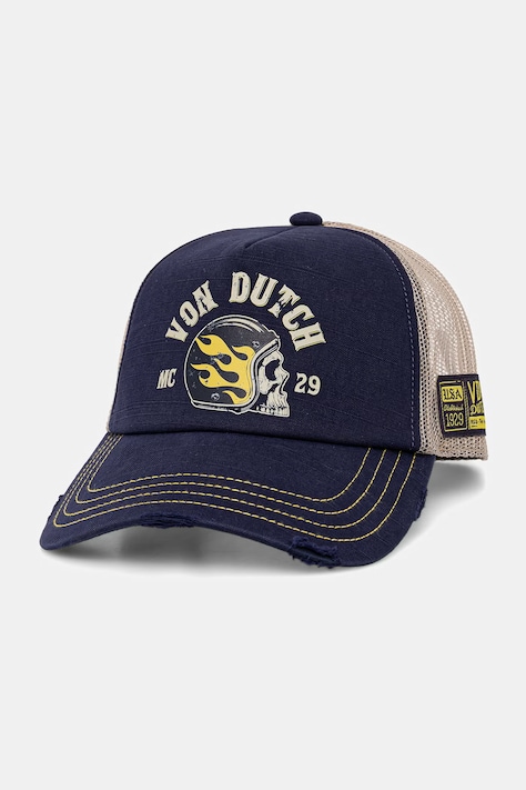 Von Dutch trucker kapa za muškarce s pamukom mornarsko plava VD.1.CT.CREW