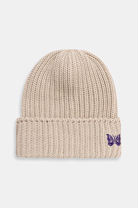Needles wool beanie Watch Cap beige color RW056