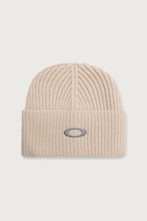 Oakley Čiapka beanie pánska s prímesou vlny ELLIPSE béžová FOS902076