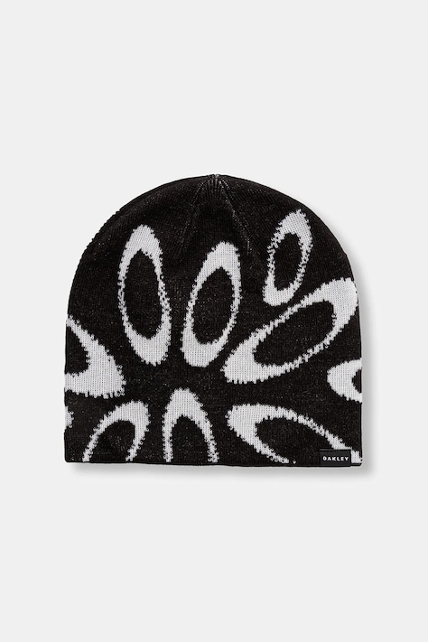 Oakley czapka z dodatkiem wełny ELLIPSE kolor czarny FOS901946