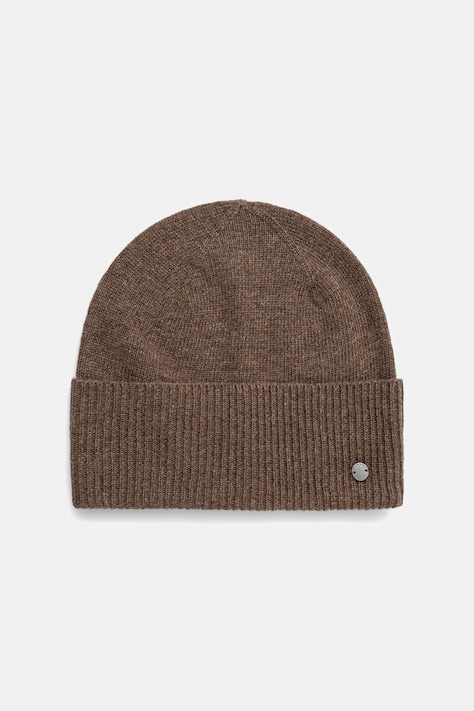 Σκουφάκι με προσθήκη μαλλιού Sisley χρώμα: μπεζ, 1UVLSA00D