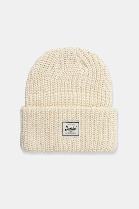 Шапка Herschel Douglas колір бежевий  50635-06726-OS