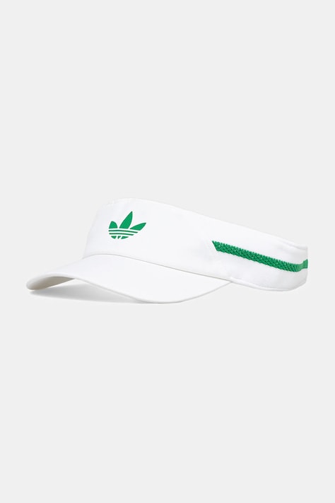 Kšilt adidas Originals Visor Clima OG bílá barva, JX8838
