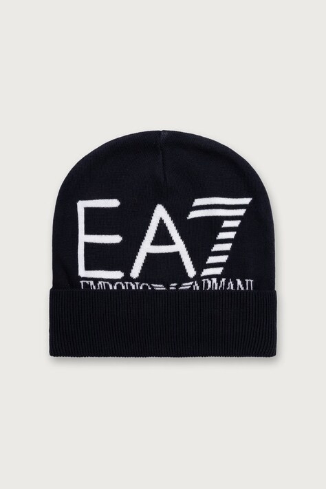 EA7 Emporio Armani Czapka beanie granatowa AF11994.7X000006