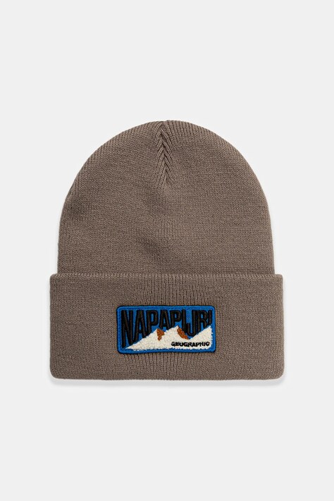 Čiapka Napapijri F-Montepiana zelená farba, NP0A88T6N1T1