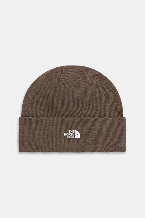 The North Face czapka Norm Beanie kolor brązowy NF0A5FW11OI1