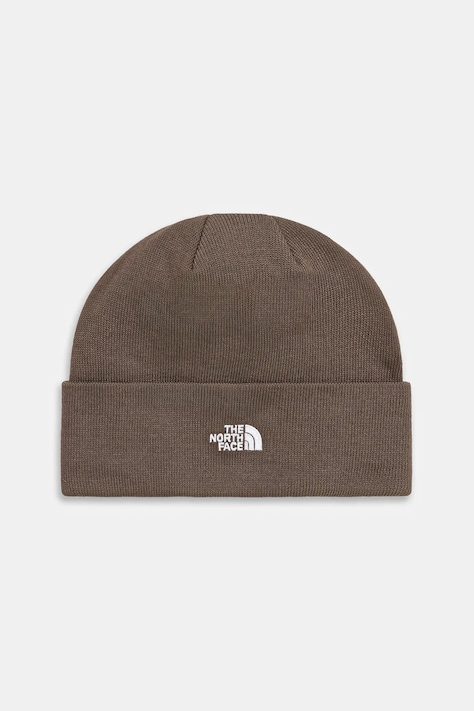 Σκούφος The North Face Norm Beanie χρώμα: καφέ, NF0A5FW11OI1