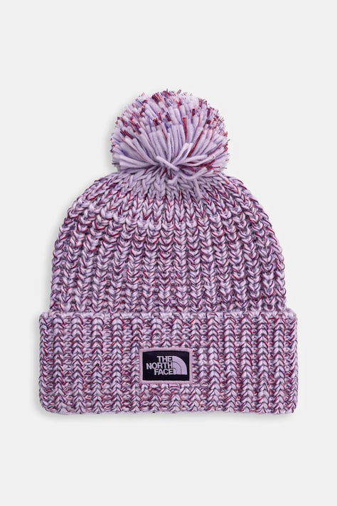The North Face beanie Cozy Chunky Cabin Beanie pink color NF0A887WFH81