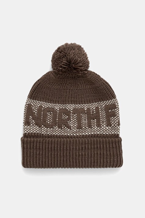 Kapa The North Face Retro Cabin Beanie rjava barva, NF0A88QW87I1