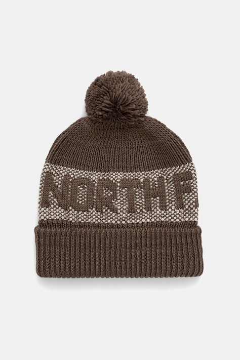 Čepice The North Face Retro Cabin Beanie hnědá barva, NF0A88QW87I1