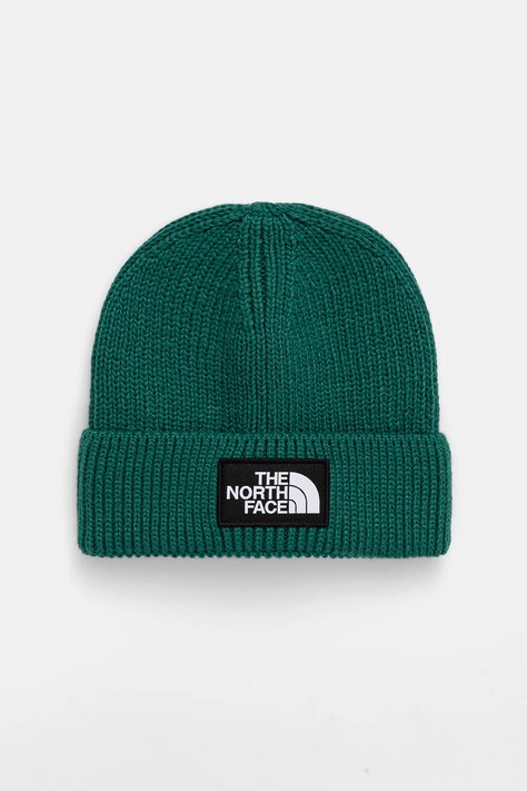 The North Face czapka TNF Logo Box kolor zielony NF0A8CHENL11