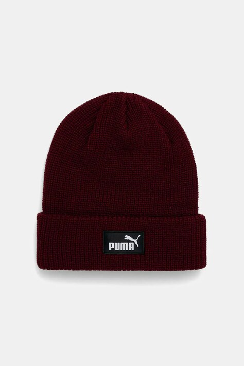 Puma czapka kolor bordowy 26410