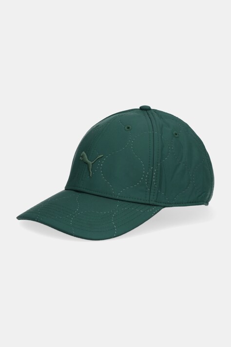 Puma czapka z daszkiem kolor zielony 26382.