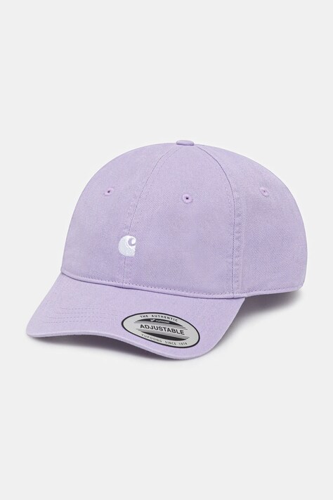 Carhartt WIP czapka z daszkiem Madison Logo kolor fioletowy I023750.31MXX