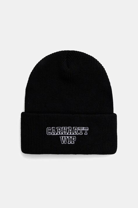 Carhartt WIP czapka bawełniana Alumni kolor czarny I035270.89XX