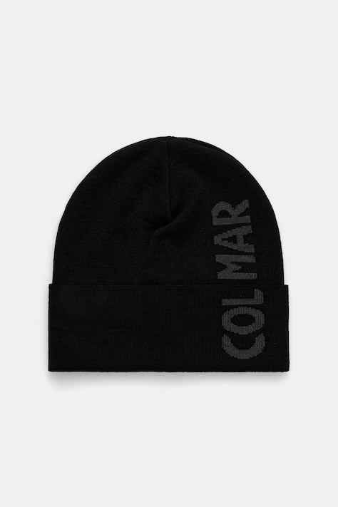 Colmar czapka z dodatkiem wełny kolor czarny 5001.1XD