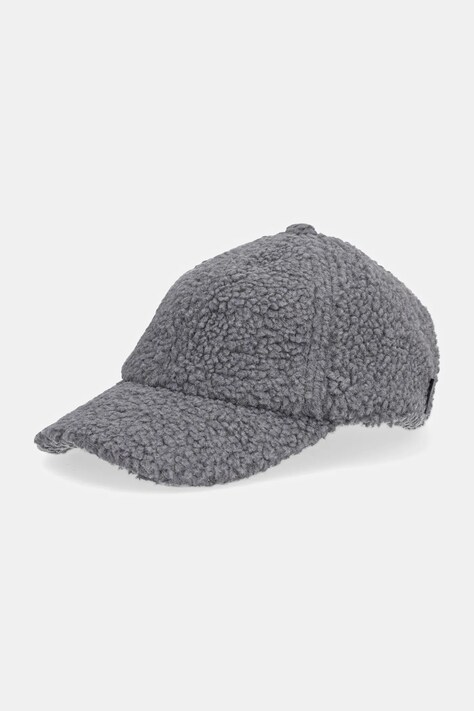 Rains czapka z daszkiem 20650 Fleece Cap kolor szary 20650