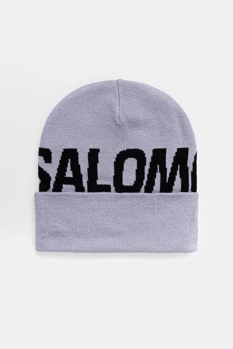 Salomon czapka kolor fioletowy LC2630100