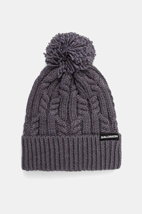 Salomon căciulă culoarea violet, LC2630400