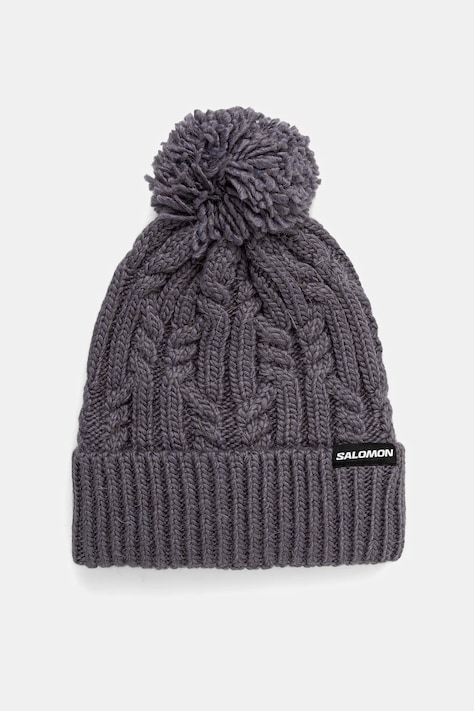 Salomon căciulă culoarea violet, LC2630400