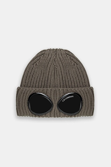 Volnena kapa C.P. Company rjava barva, 19CMAC742A005509A
