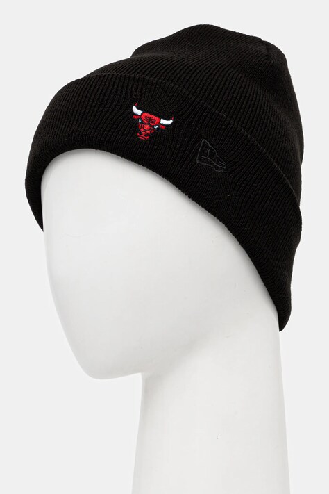 Шапка New Era MINI LOGO CUFF — AW25-CAU0A8, чорний — фото 3