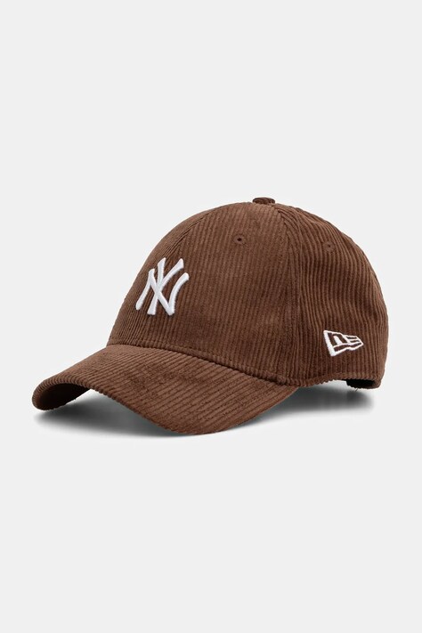 New Era czapka z daszkiem bawełniana 0 kolor brązowy 60691054