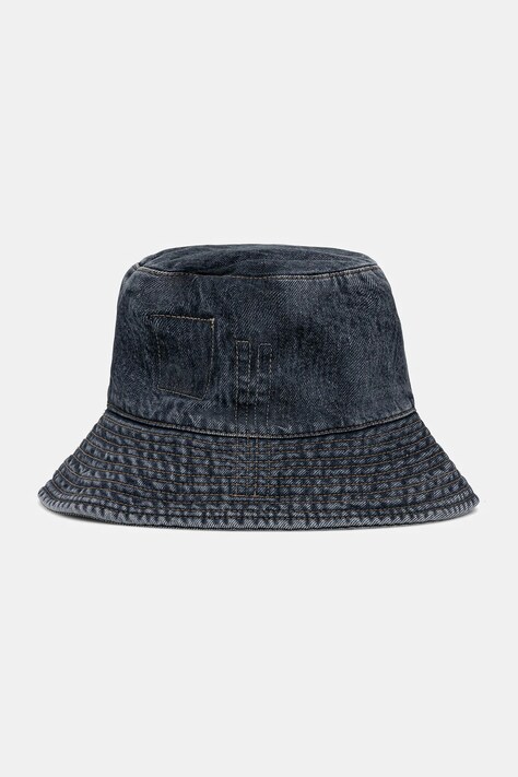 Rick Owens DRKSHDW kapelusz bawełniany Gilligan Hat kolor niebieski DA02E7479.DGY