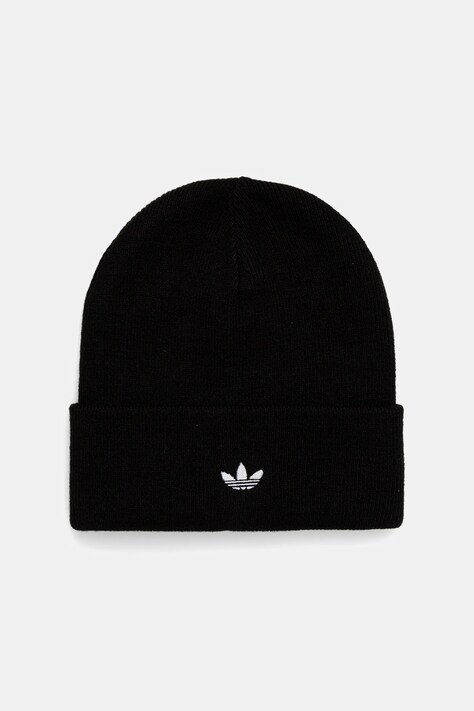 Kapa adidas Originals Adicolor Cuff črna barva, JW7998